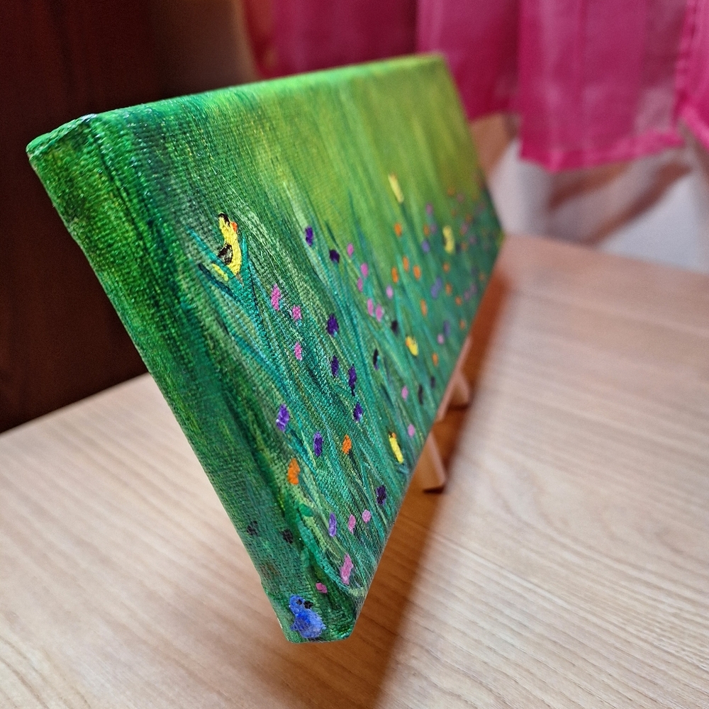 "In Bloom" Hand-painted Canvas - Picture 7 of 14